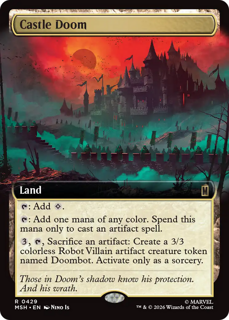 Castle Doom (Extended Art) [Marvel Super Heroes] | Anubis Games and Hobby