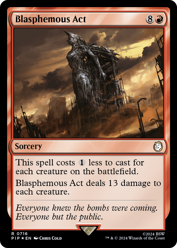 Blasphemous Act (Surge Foil) [Fallout] | Anubis Games and Hobby