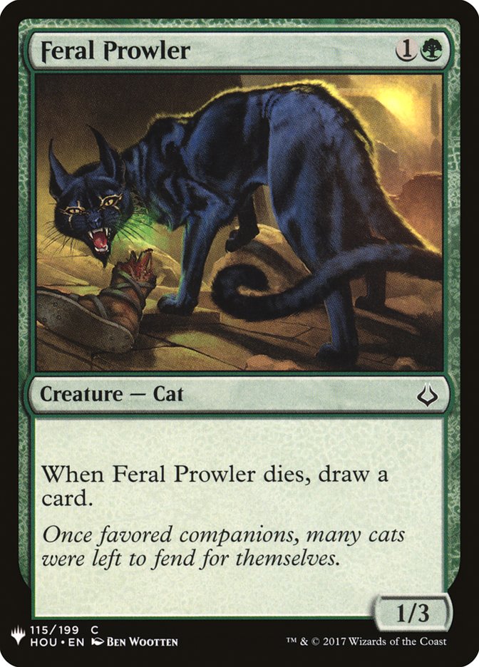 Feral Prowler [Mystery Booster] | Anubis Games and Hobby