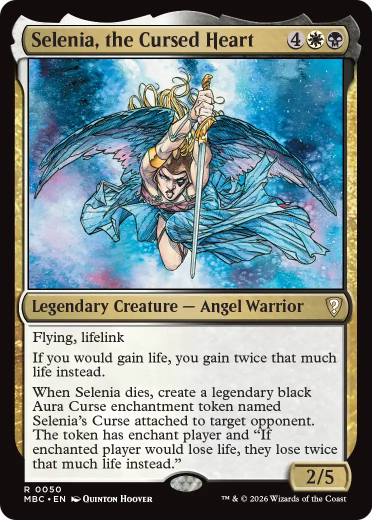 Selenia, the Cursed Heart [Mystery Booster: Commander Edition] | Anubis Games and Hobby