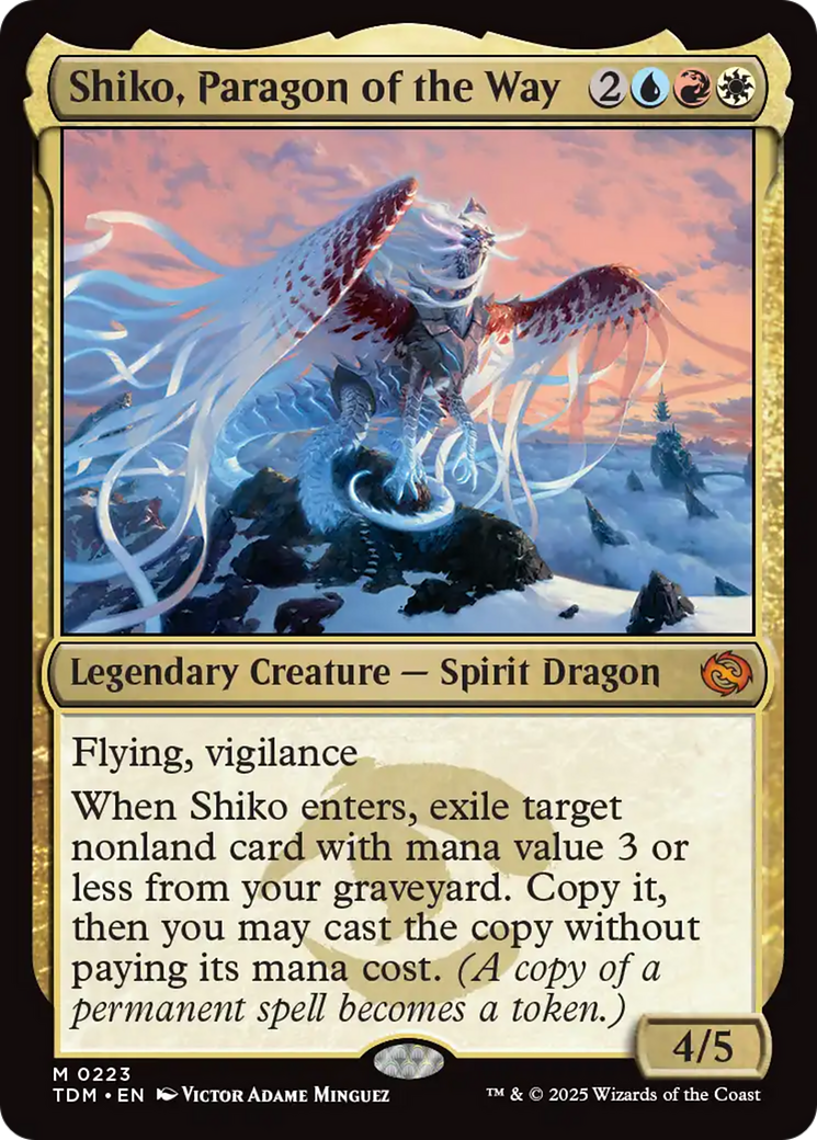 Shiko, Paragon of the Way [Tarkir: Dragonstorm] | Anubis Games and Hobby