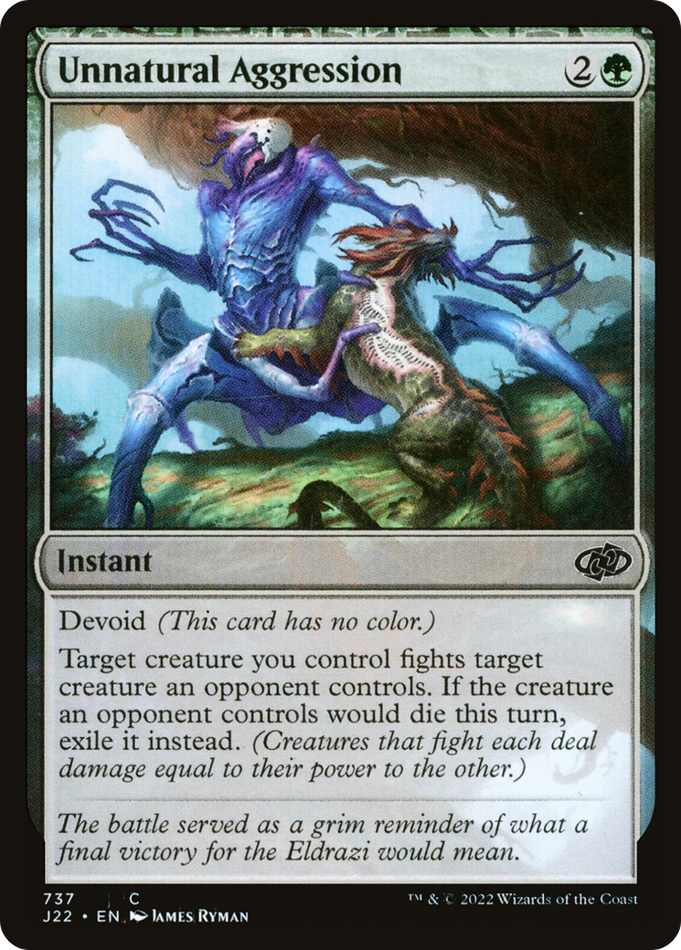 Unnatural Aggression [Jumpstart 2022] | Anubis Games and Hobby