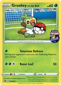 Grookey on the Ball (003/005) [Miscellaneous Cards] | Anubis Games and Hobby