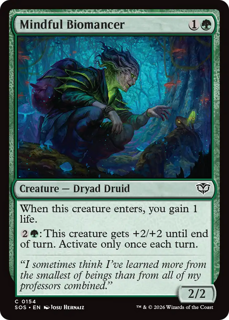 Mindful Biomancer [Secrets of Strixhaven] | Anubis Games and Hobby