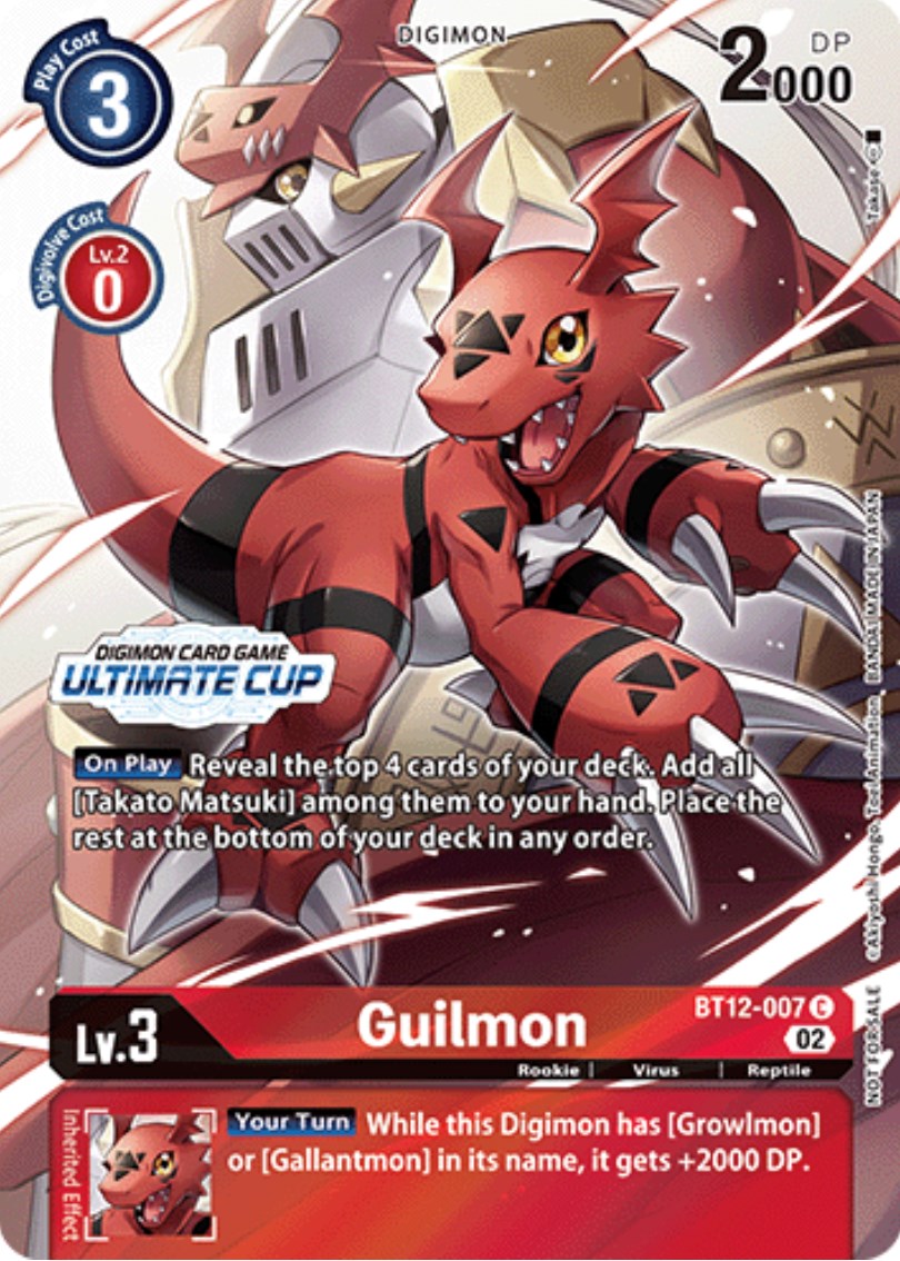 Guilmon [BT12-007] (Ultimate Cup) [Across Time Promos] | Anubis Games and Hobby