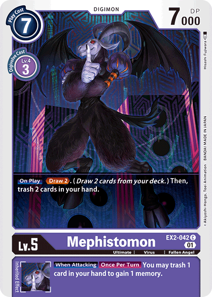 Mephistomon [EX2-042] [Digital Hazard] | Anubis Games and Hobby