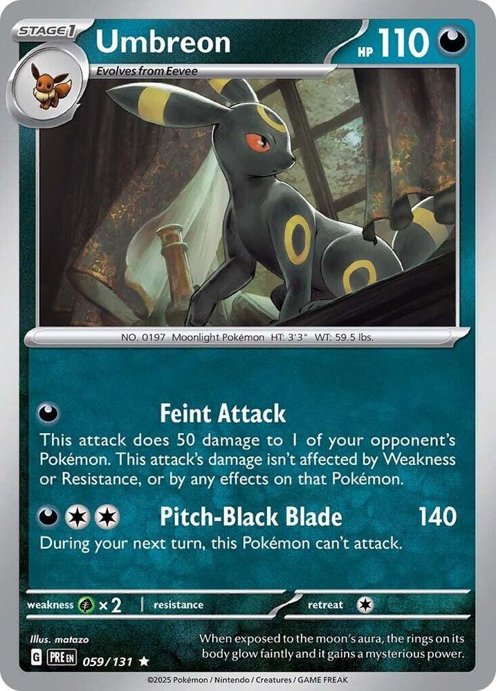 Umbreon (059/131) [Scarlet & Violet: Prismatic Evolutions] | Anubis Games and Hobby