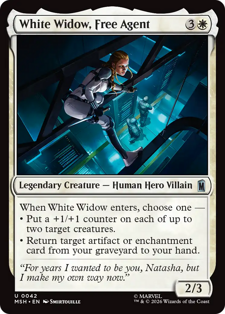 White Widow, Free Agent [Marvel Super Heroes] | Anubis Games and Hobby