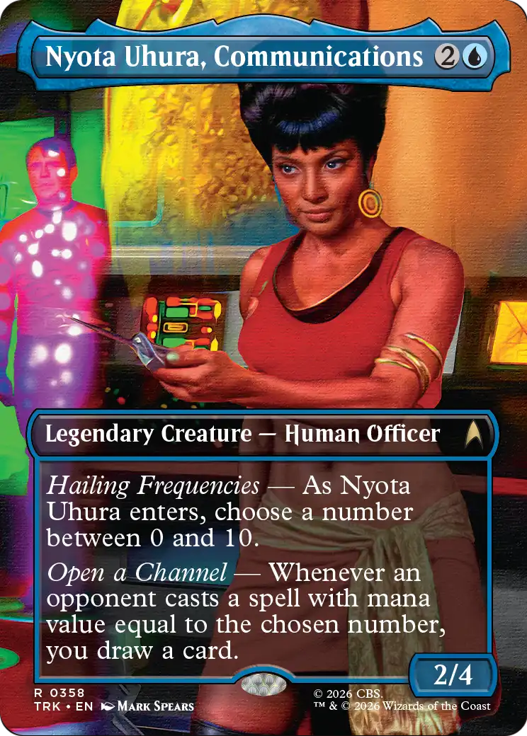 Nyota Uhura, Communications Officer (Borderless) [Star Trek] | Anubis Games and Hobby