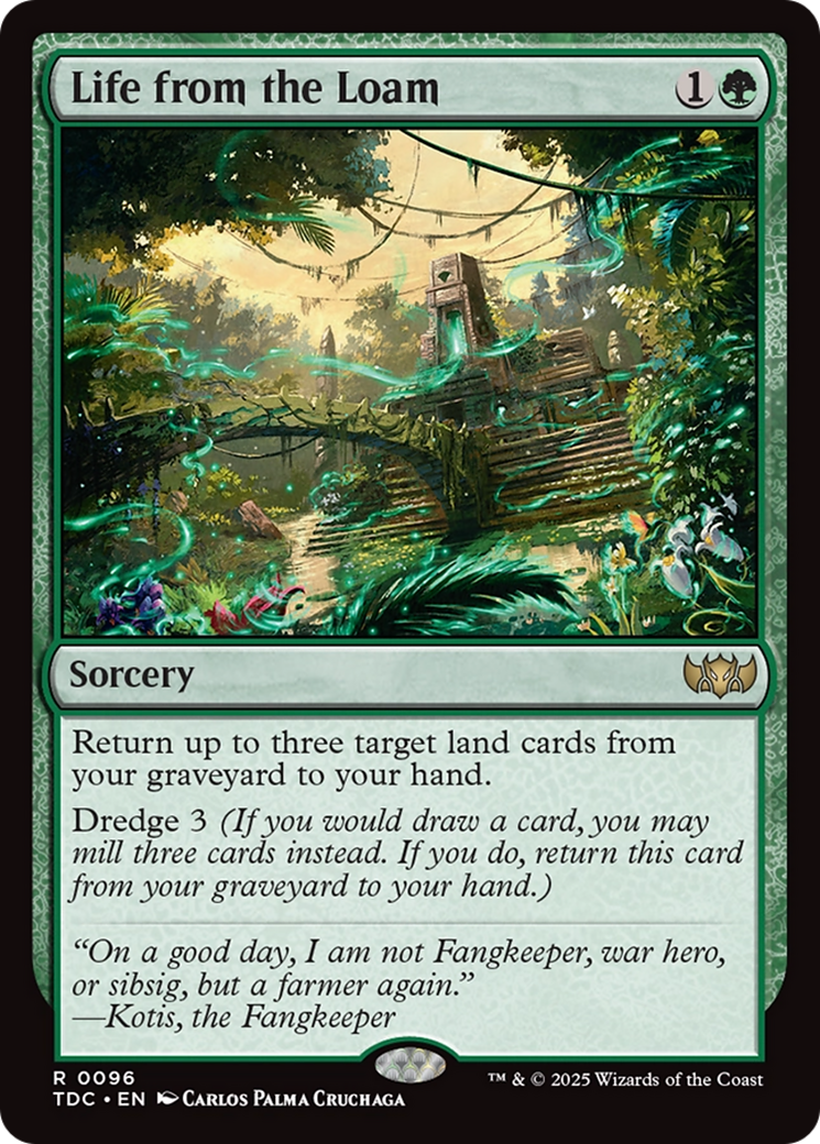 Life from the Loam [Tarkir: Dragonstorm Commander] | Anubis Games and Hobby