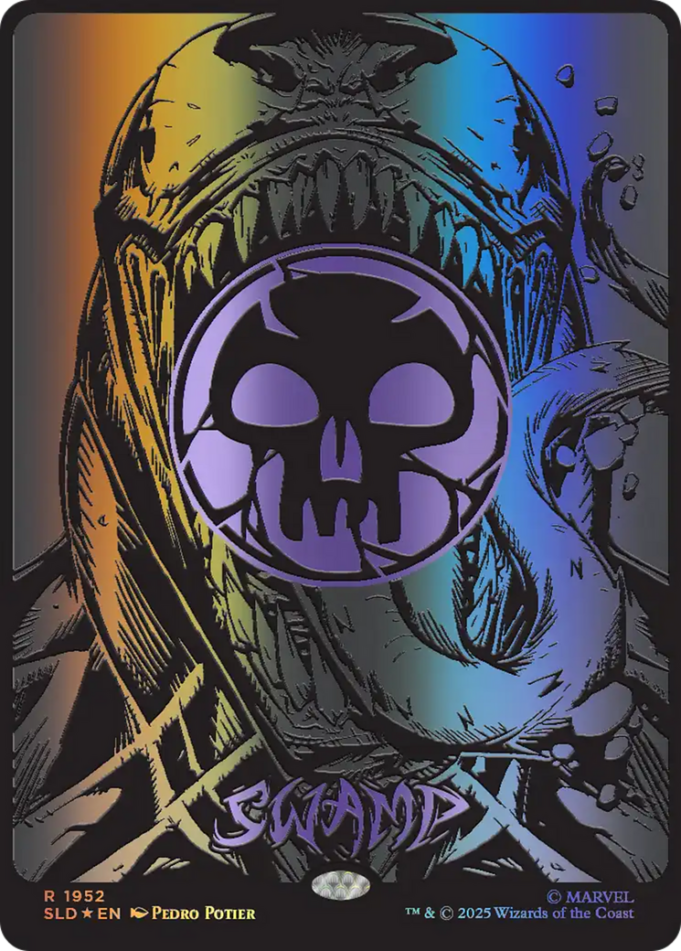 Swamp (1952) (Raised Foil) [Secret Lair Drop Series] | Anubis Games and Hobby