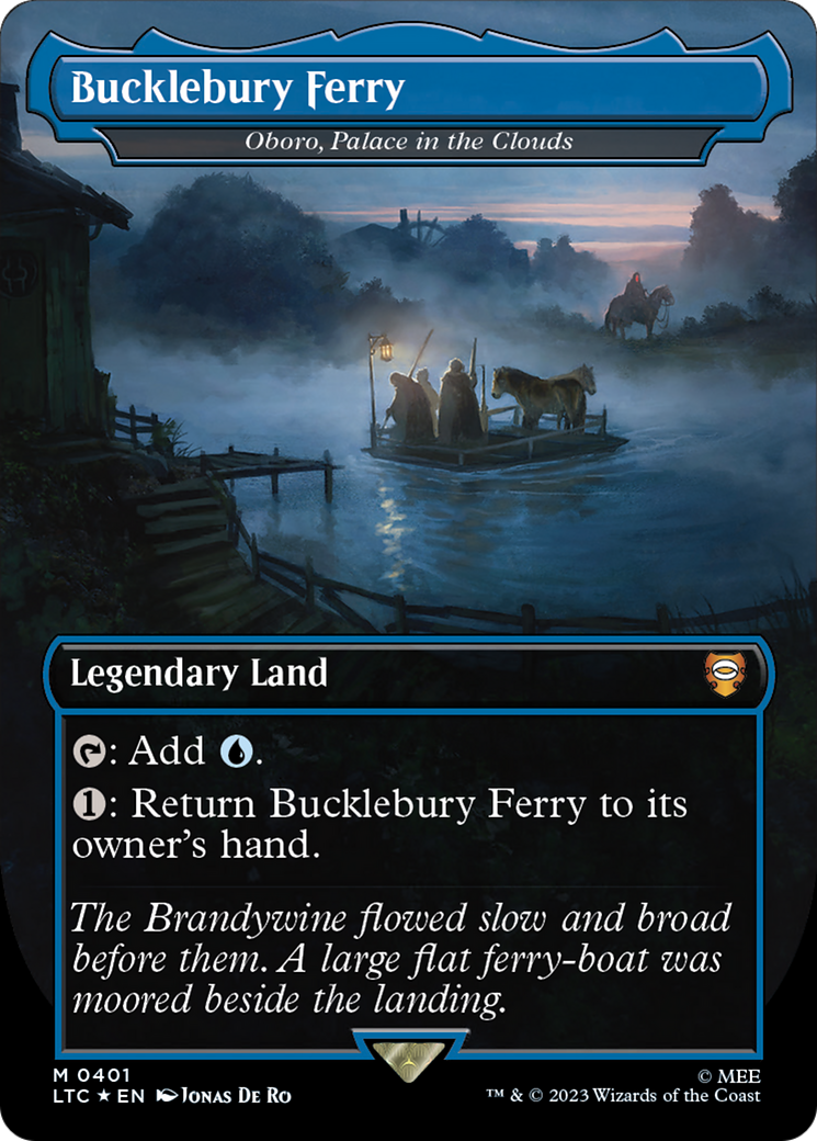 Bucklebury Ferry - Oboro, Palace in the Clouds (Surge Foil Realms and Relics) [The Lord of the Rings: Tales of Middle-Earth Commander] | Anubis Games and Hobby