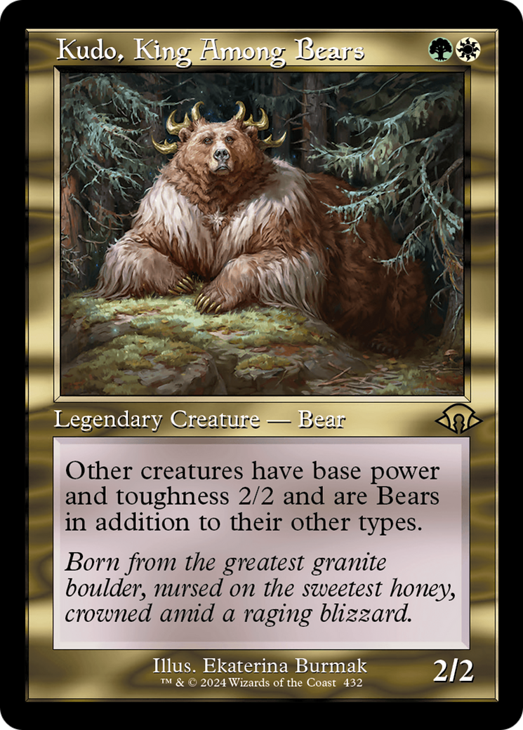 Kudo, King Among Bears (Retro) [Modern Horizons 3] | Anubis Games and Hobby
