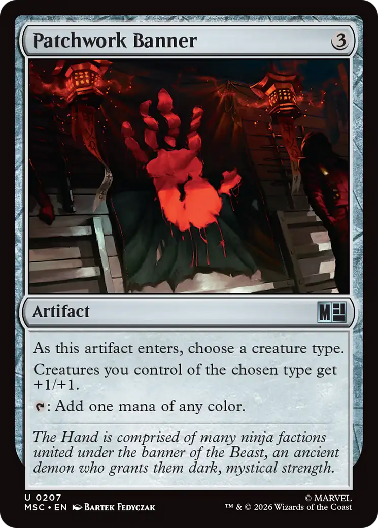 Patchwork Banner (Surge Foil) [Marvel Super Heroes Commander] | Anubis Games and Hobby