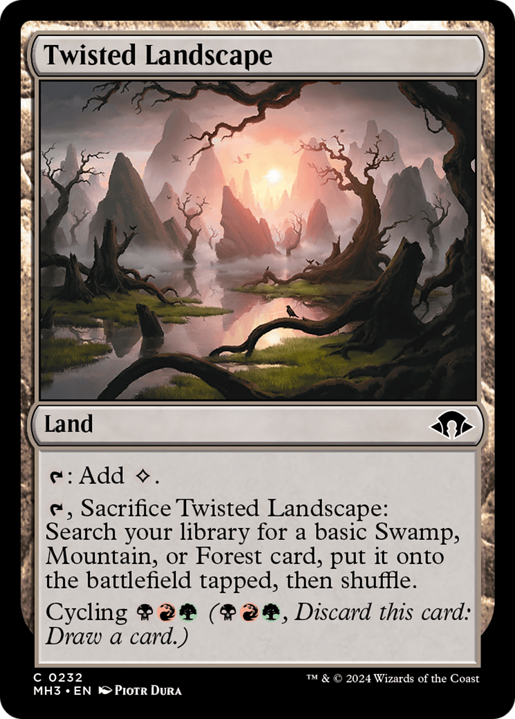 Twisted Landscape [Modern Horizons 3] | Anubis Games and Hobby