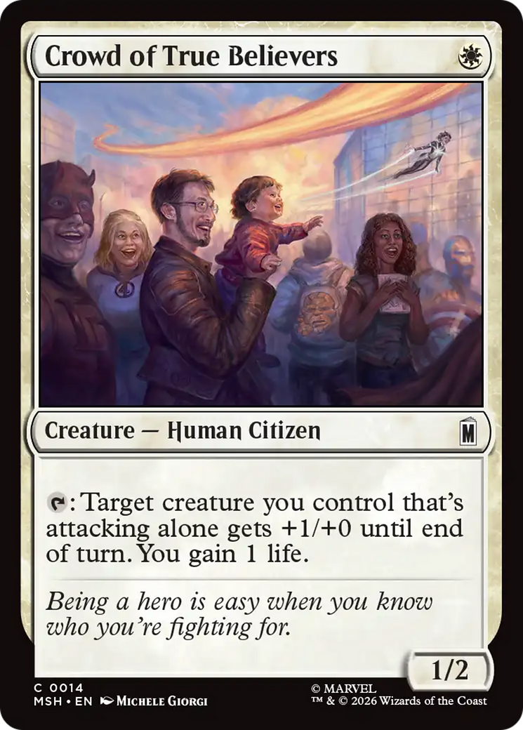Crowd of True Believers [Marvel Super Heroes] | Anubis Games and Hobby