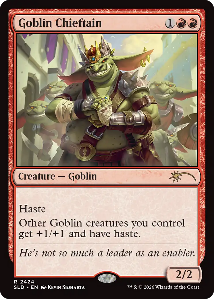 Goblin Chieftain (2424) [Secret Lair Drop Series] | Anubis Games and Hobby