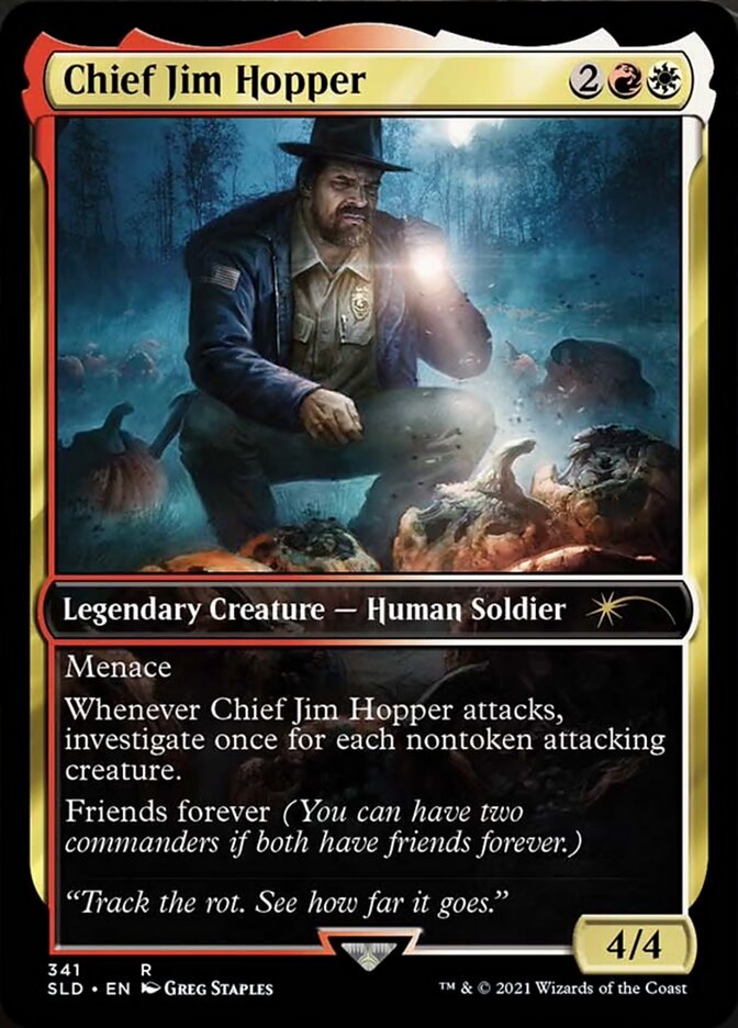 Chief Jim Hopper [Secret Lair Drop Series] | Anubis Games and Hobby