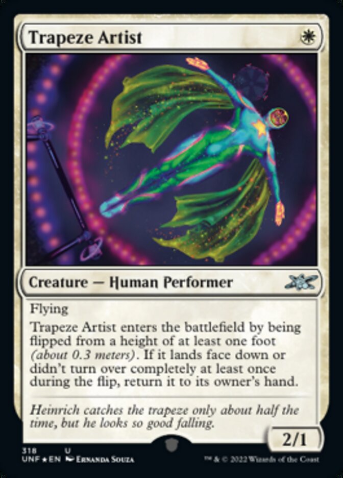 Trapeze Artist (Galaxy Foil) [Unfinity] | Anubis Games and Hobby