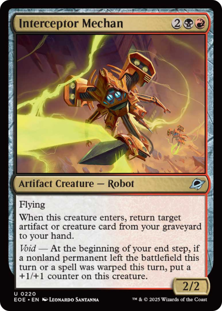 Interceptor Mechan [Edge of Eternities] | Anubis Games and Hobby