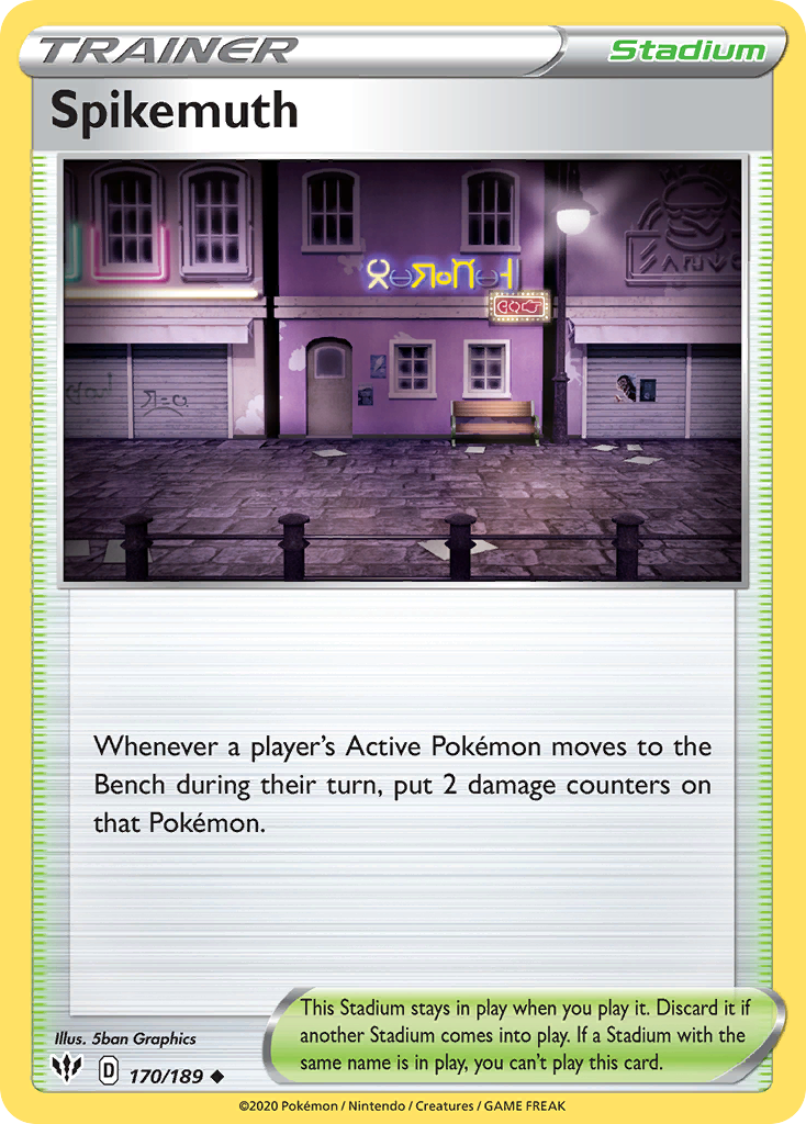 Spikemuth (170/189) [Sword & Shield: Darkness Ablaze] | Anubis Games and Hobby