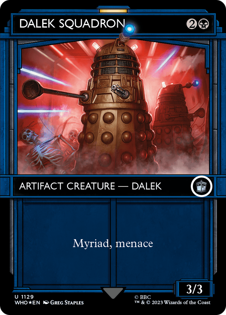 Dalek Squadron (Showcase) (Surge Foil) [Doctor Who] | Anubis Games and Hobby