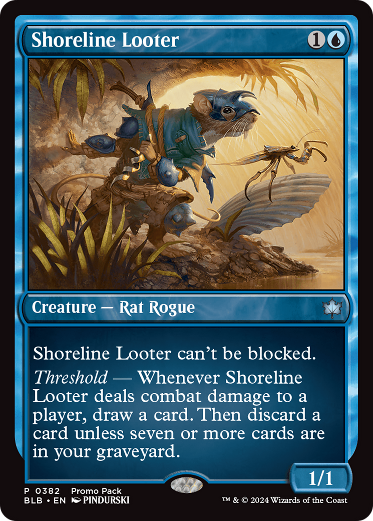 Shoreline Looter [Bloomburrow Promos] | Anubis Games and Hobby