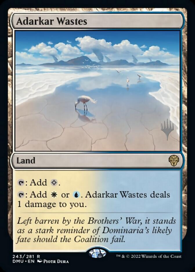 Adarkar Wastes (Promo Pack) [Dominaria United Promos] | Anubis Games and Hobby