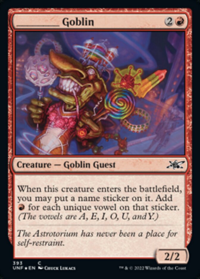 _____ Goblin (Galaxy Foil) [Unfinity] | Anubis Games and Hobby