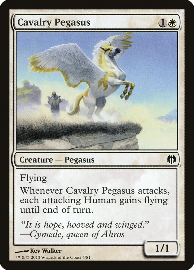 Cavalry Pegasus [Duel Decks: Heroes vs. Monsters] | Anubis Games and Hobby