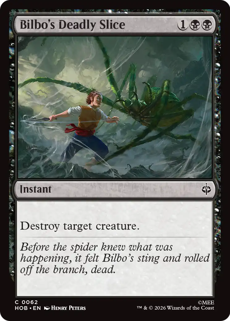 Bilbo's Deadly Slice [The Hobbit] | Anubis Games and Hobby
