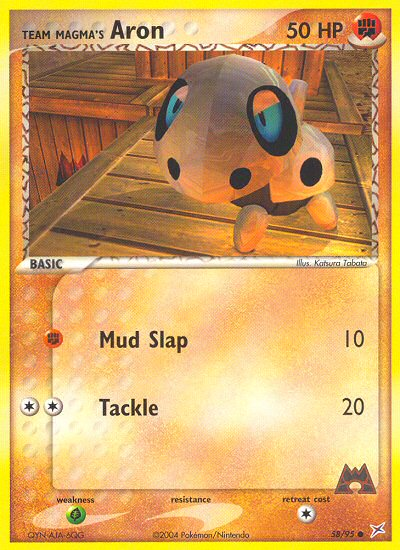 Team Magma's Aron (58/95) [EX: Team Magma vs Team Aqua] | Anubis Games and Hobby