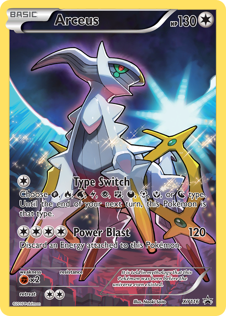 Arceus (XY116) [XY: Black Star Promos] | Anubis Games and Hobby