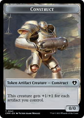 Thopter // Construct (41) Double-Sided Token [Commander Masters Tokens] | Anubis Games and Hobby