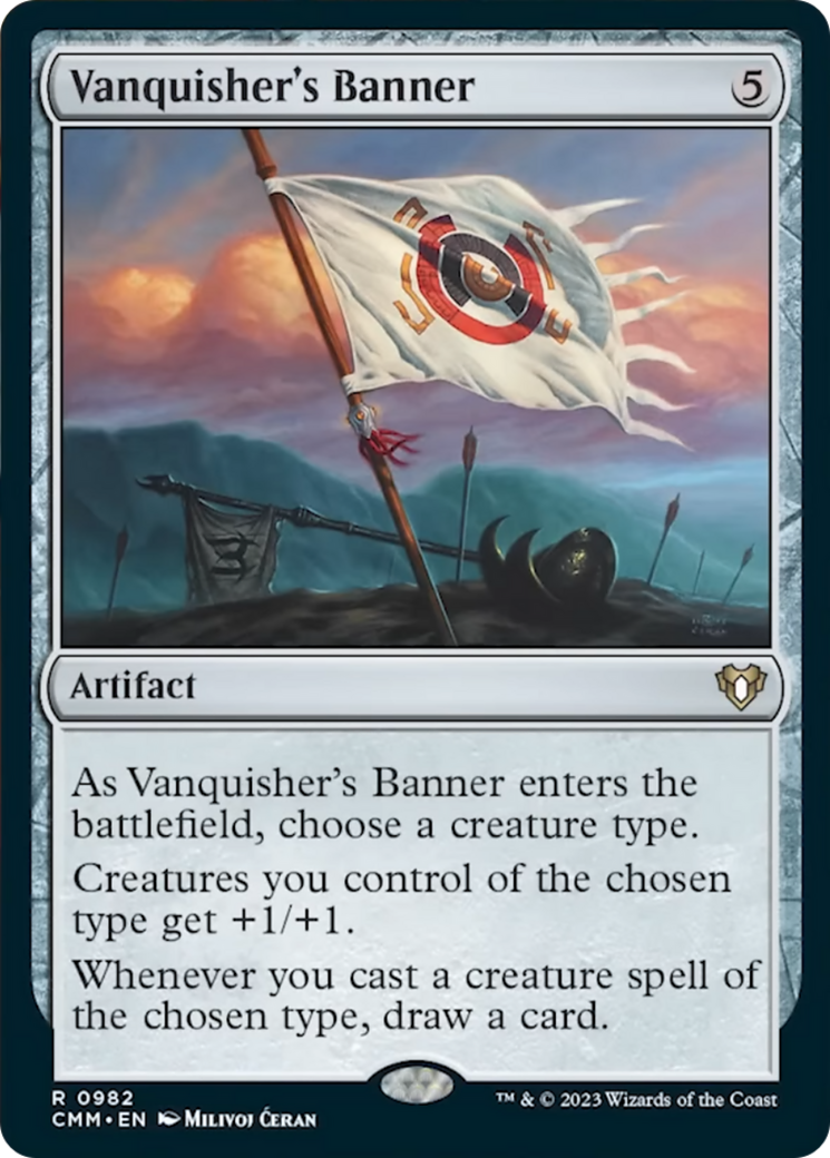 Vanquisher's Banner [Commander Masters] | Anubis Games and Hobby