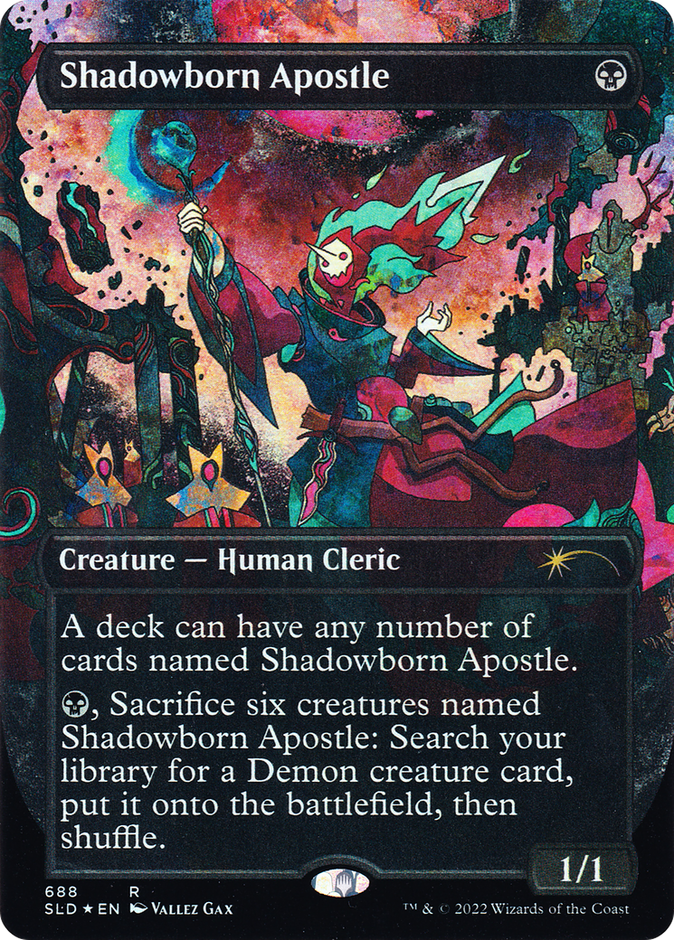 Shadowborn Apostle (688) (Borderless) [Secret Lair Drop Promos] | Anubis Games and Hobby