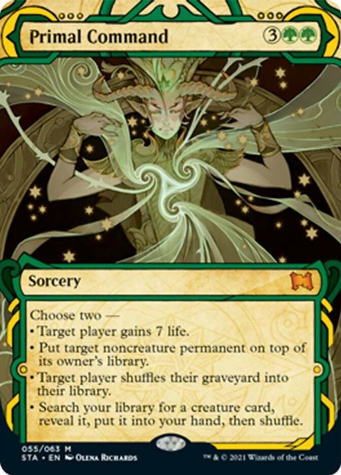 Primal Command (Foil Etched) [Strixhaven: Mystical Archive] | Anubis Games and Hobby