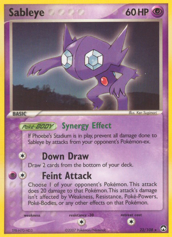 Sableye (22/108) [EX: Power Keepers] | Anubis Games and Hobby