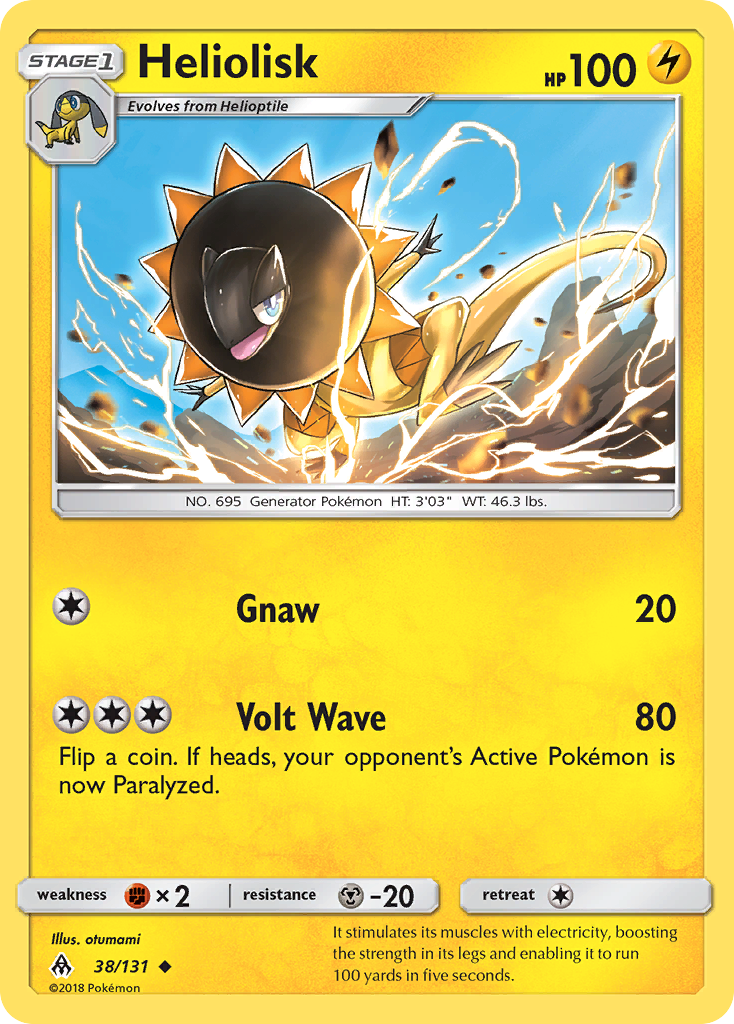 Heliolisk (38/131) [Sun & Moon: Forbidden Light] | Anubis Games and Hobby