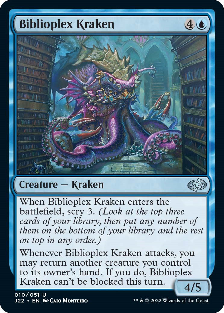 Biblioplex Kraken [Jumpstart 2022] | Anubis Games and Hobby