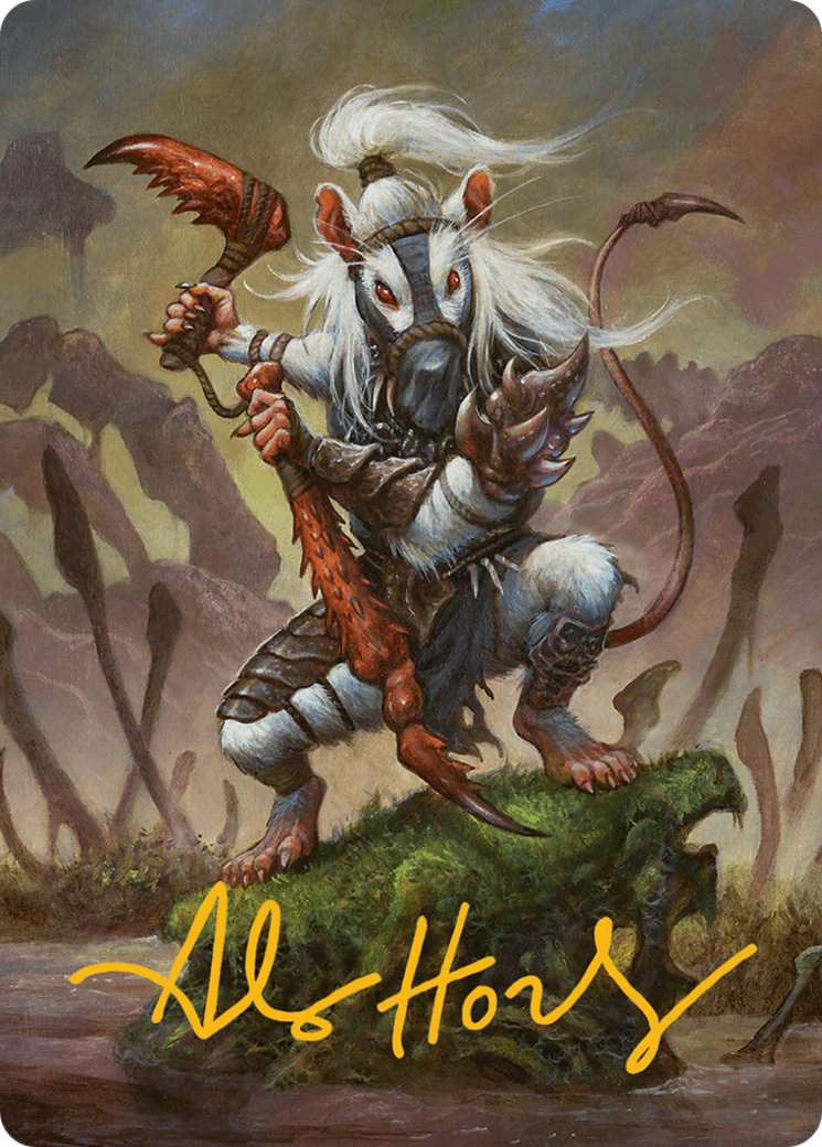 Ink-Eyes, Servant of Oni Art Card (Gold-Stamped Signature) [Bloomburrow Art Series] | Anubis Games and Hobby