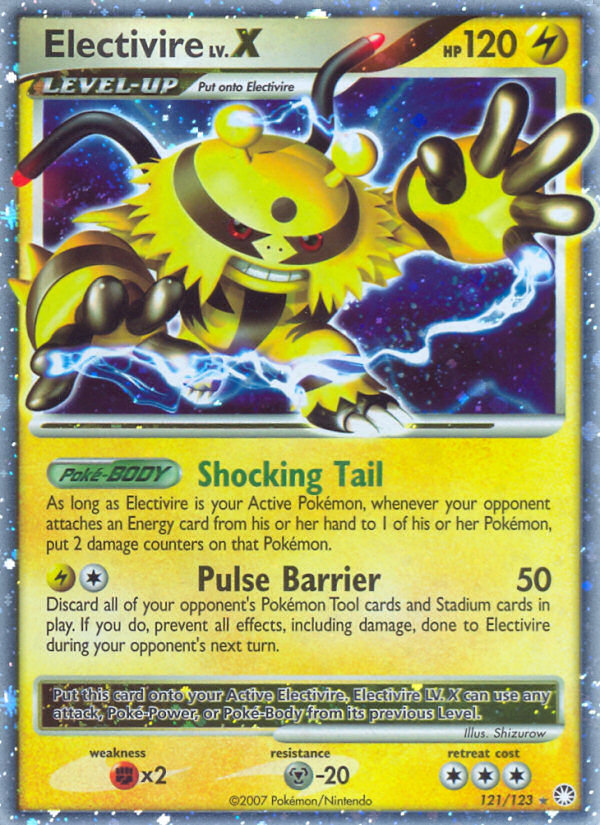 Electivire LV.X (121/123) [Diamond & Pearl: Mysterious Treasures] | Anubis Games and Hobby