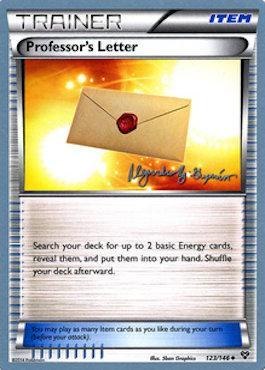Professor's Letter (123/146) (Primal Groudon - Alejandro Ng-Guzman) [World Championships 2015] | Anubis Games and Hobby