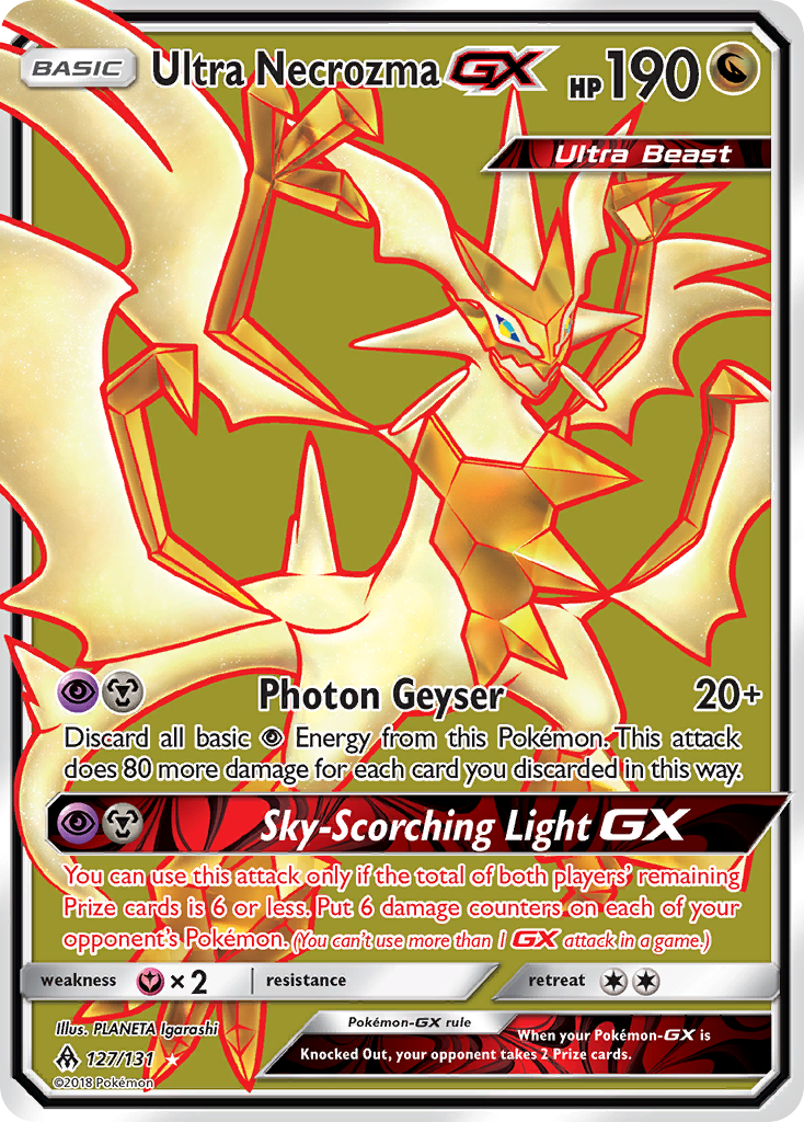 Ultra Necrozma GX (127/131) [Sun & Moon: Forbidden Light] | Anubis Games and Hobby