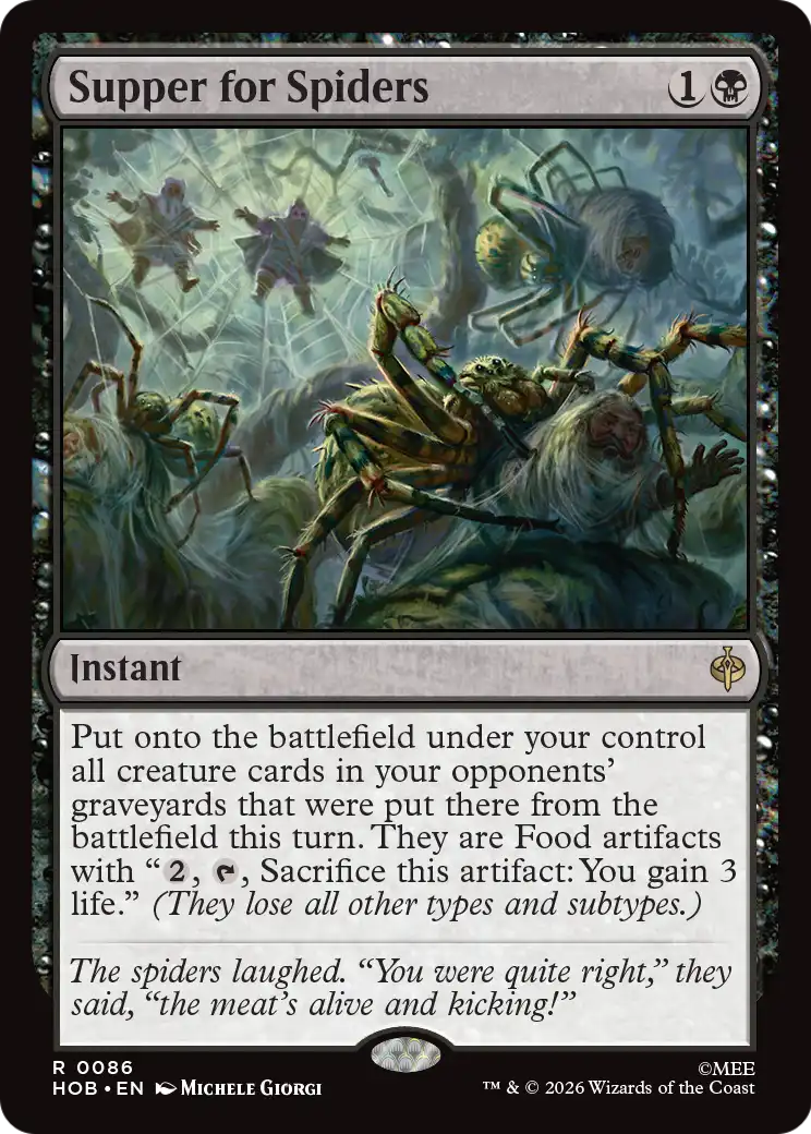 Supper for Spiders [The Hobbit] | Anubis Games and Hobby