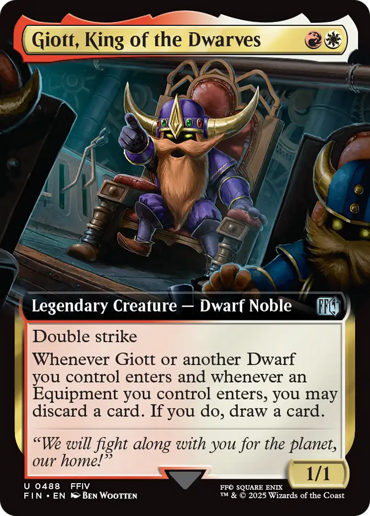 Giott, King of the Dwarves (Extended Art) [FINAL FANTASY] | Anubis Games and Hobby