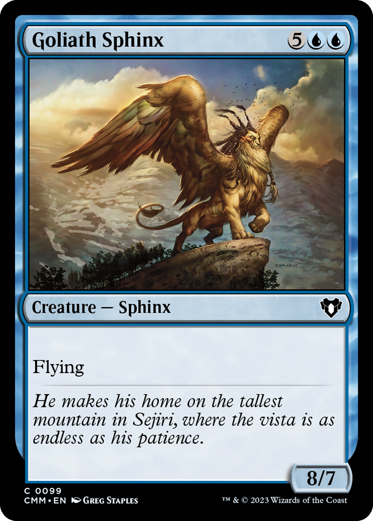 Goliath Sphinx [Commander Masters] | Anubis Games and Hobby