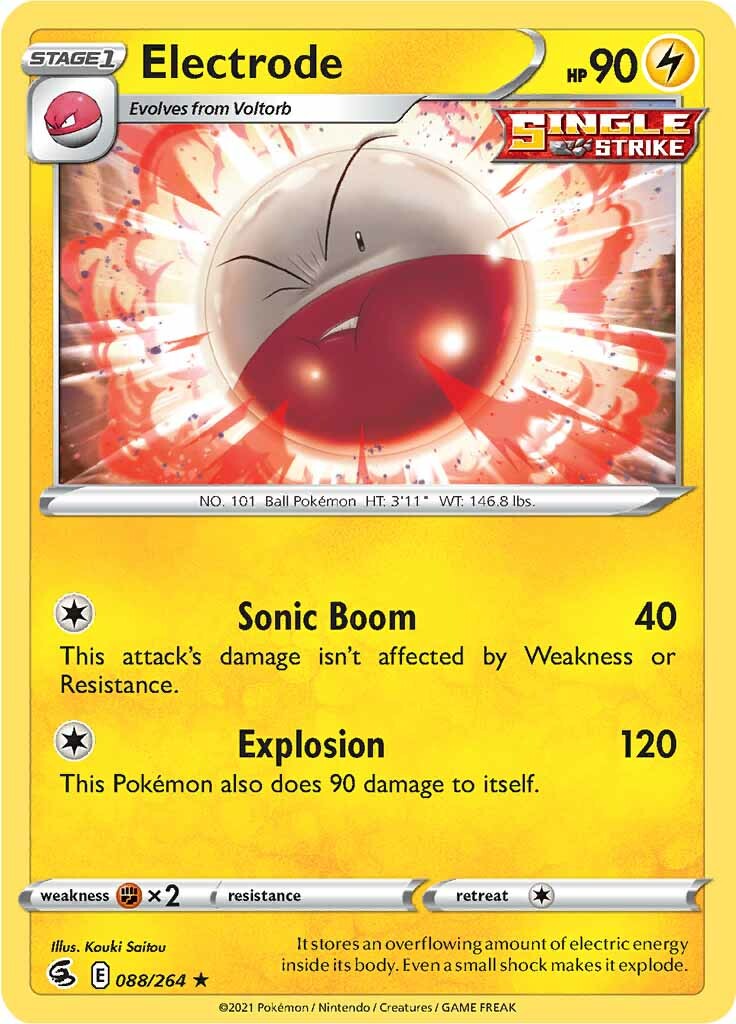 Electrode (088/264) [Sword & Shield: Fusion Strike] | Anubis Games and Hobby