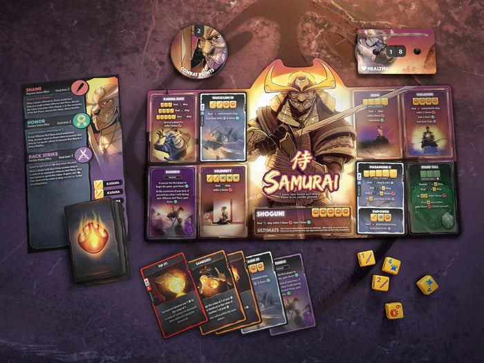 Dice Throne - Gunslinger V Samurai | Anubis Games and Hobby