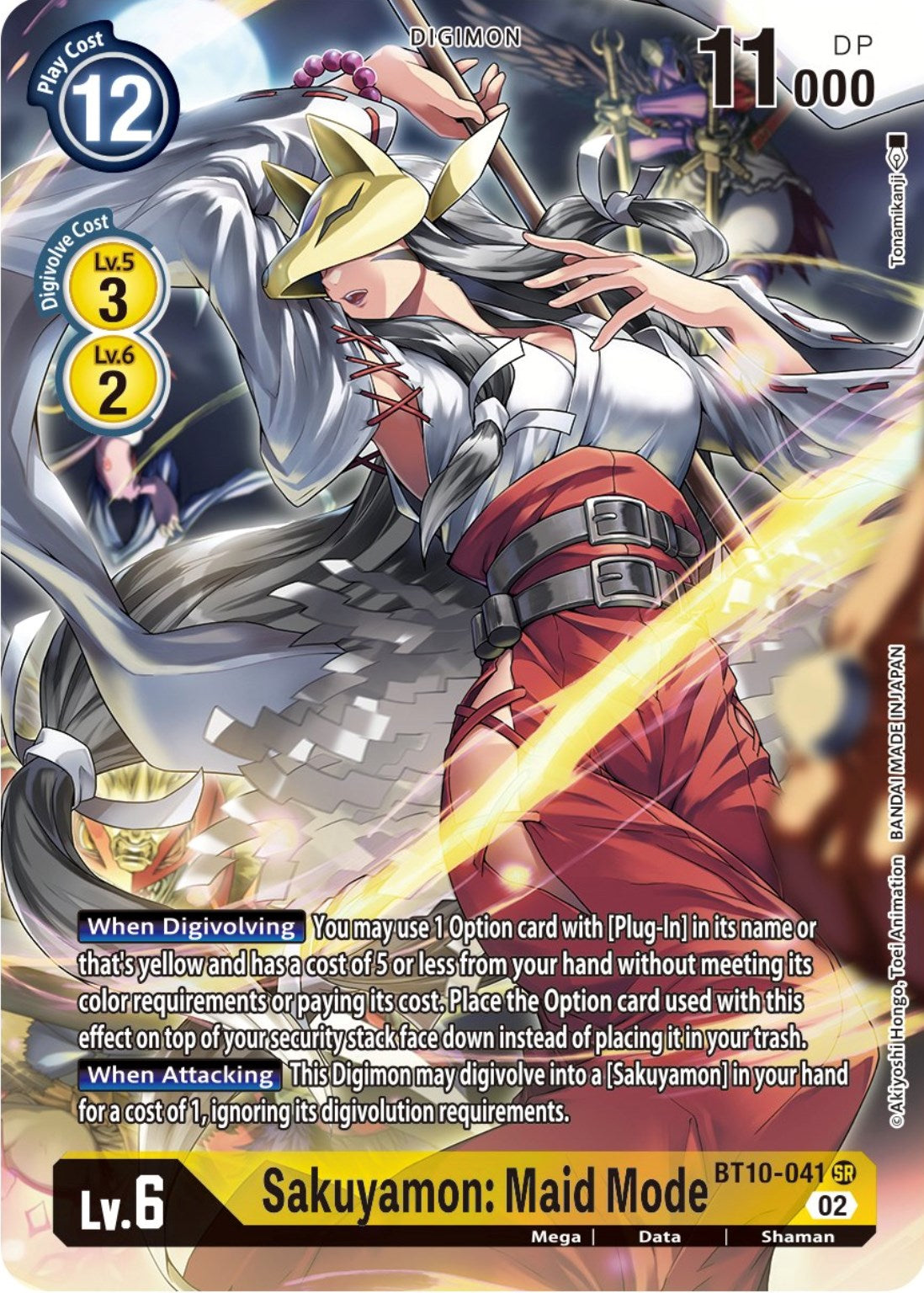 Sakuyamon: Maid Mode [BT10-041] (Alternate Art) [Xros Encounter] | Anubis Games and Hobby